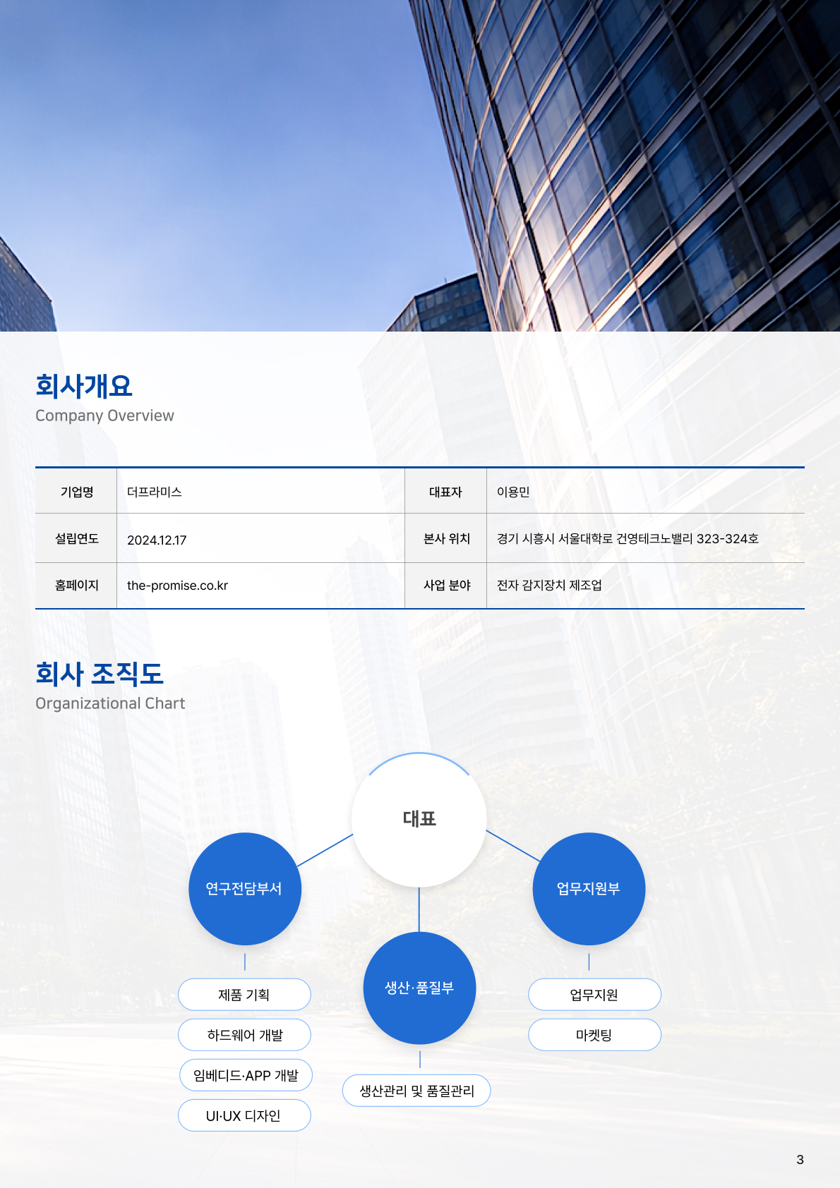 회사 개요 3